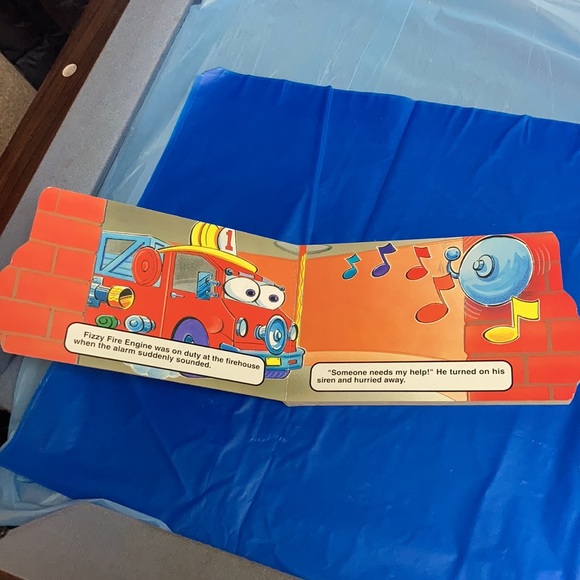 “Fizzy Fire Engine” board book kids - Picture 3 of 10